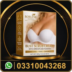 borlene herbal bust scrub cream 100g in pakistan – apricot & pueraria breast care cream