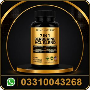 7 In 1 Berberine HCL Capsules For Daily Metabolic And Digestive Support | 03310043268